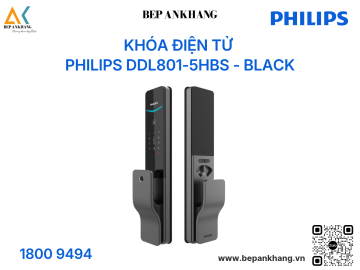Khóa điện tử PHILIPS DDL801-5HBS - Black